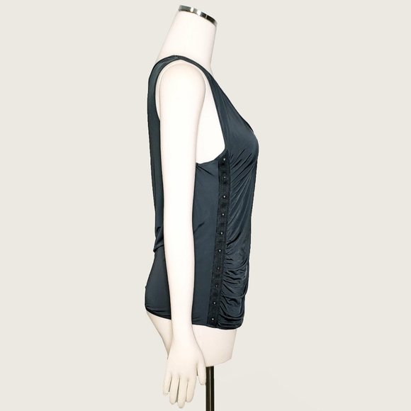 Hugo Boss Cinched Studded Top NWT - Picture 3 of 8